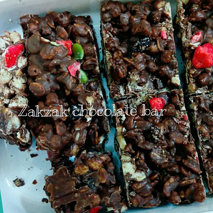 簡単♡ざくざく食感!チョコレートバー
